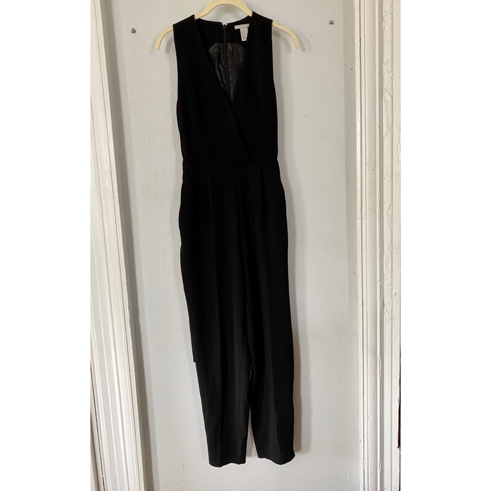 Black Sleeveless Jumpsuit